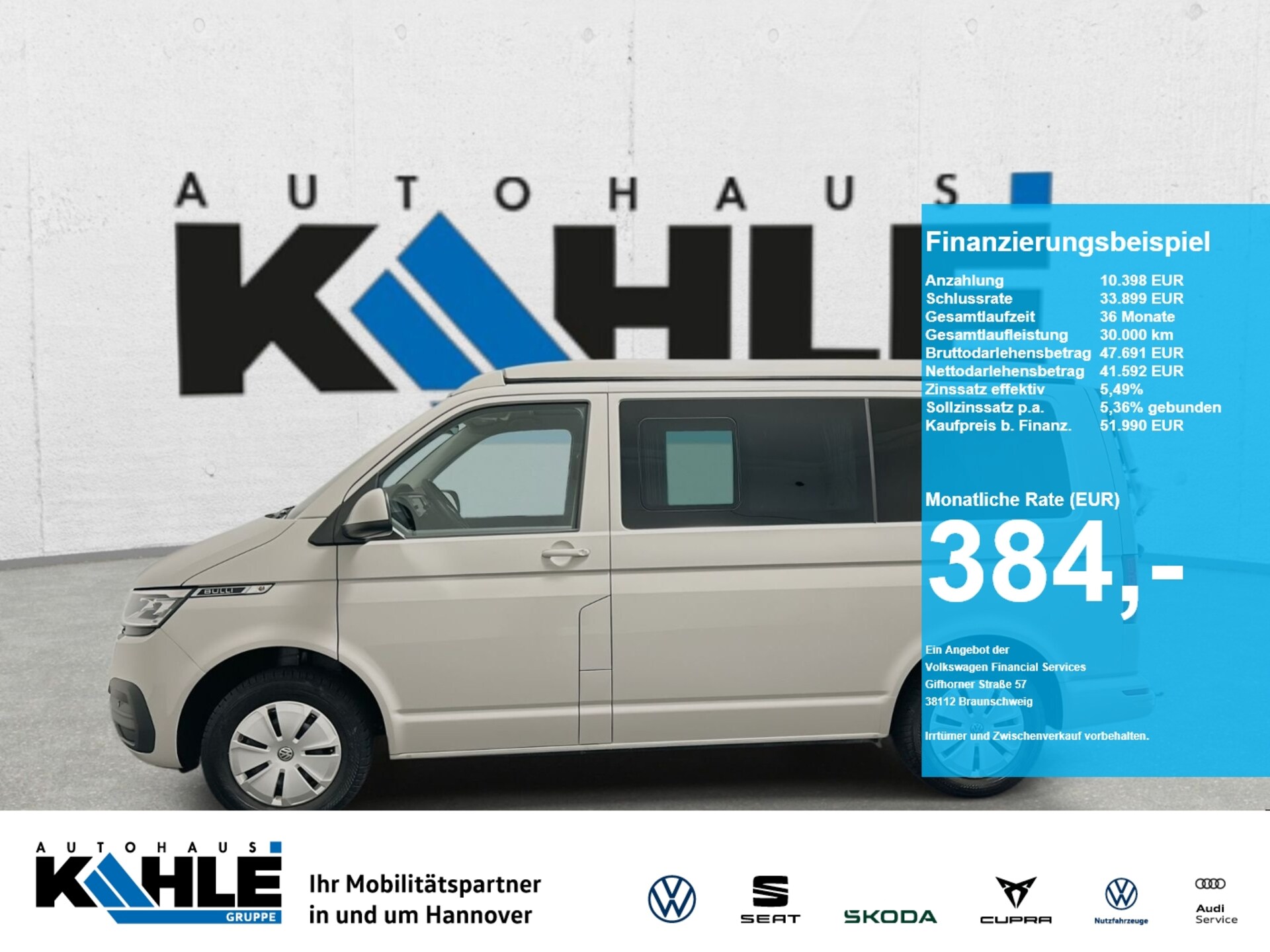 Volkswagen T6.1 Transporter Kasten kurzer Radstand