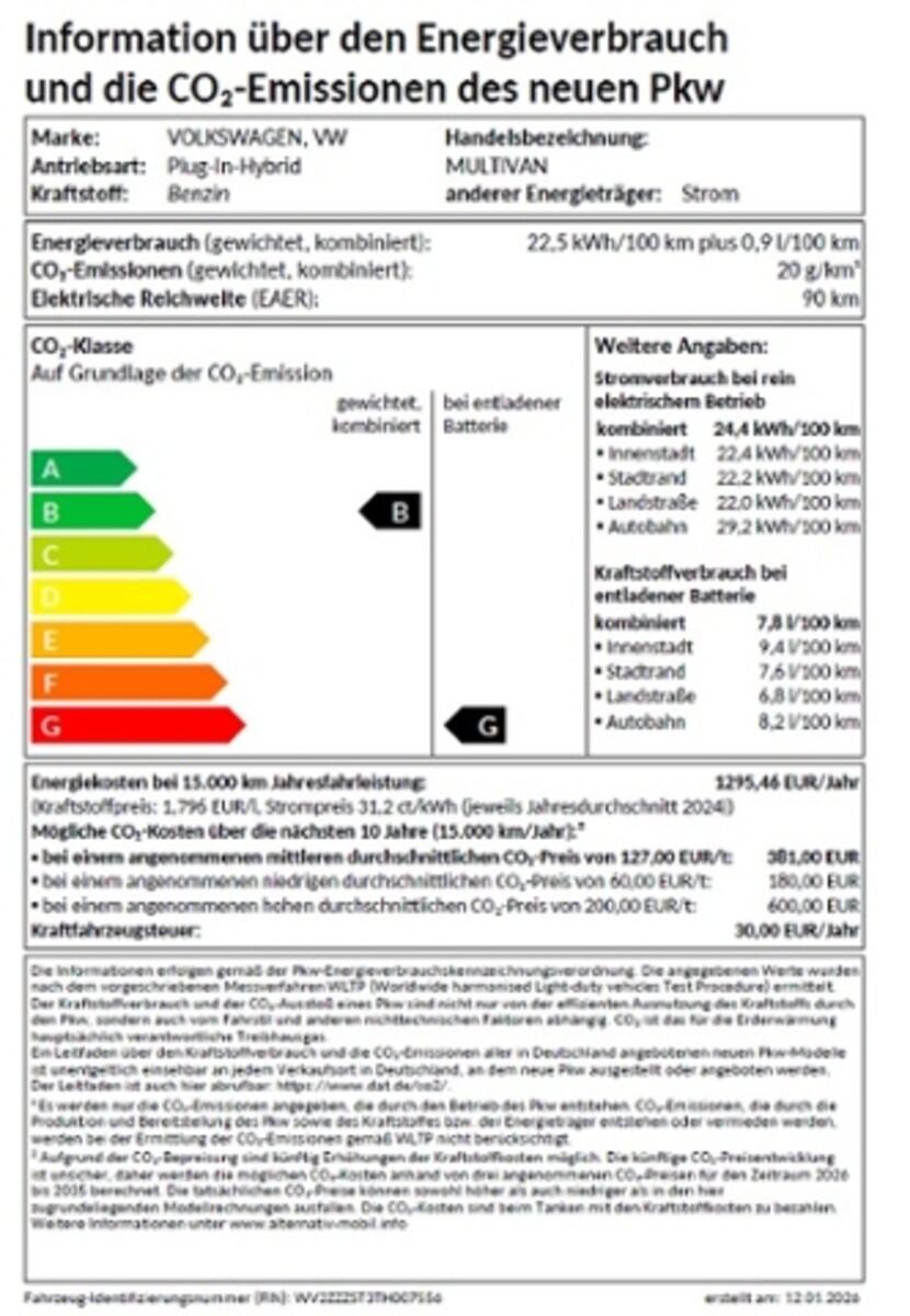 Volkswagen Multivan Langversion – Bild 16