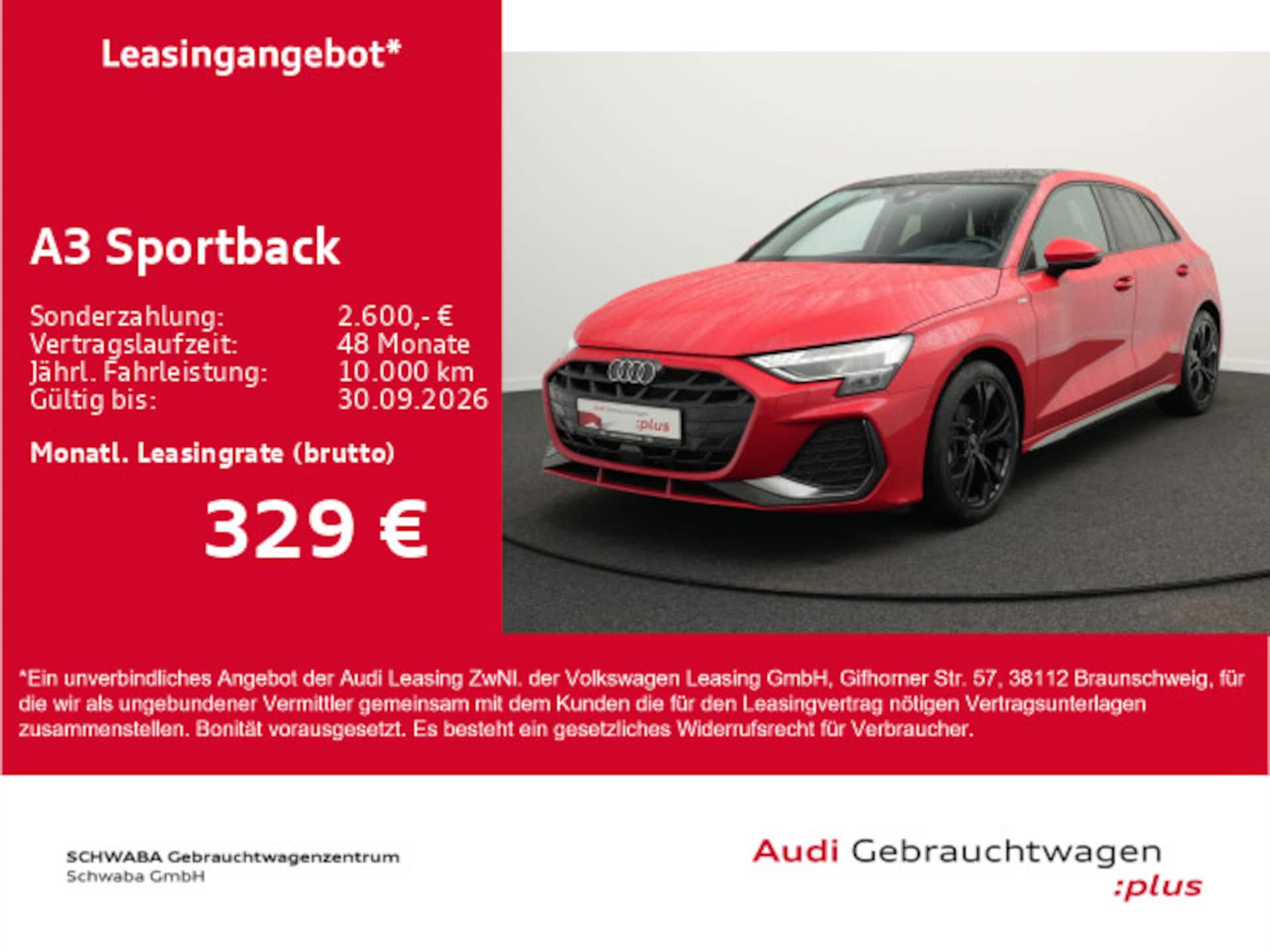 Audi A3 Sportback S line