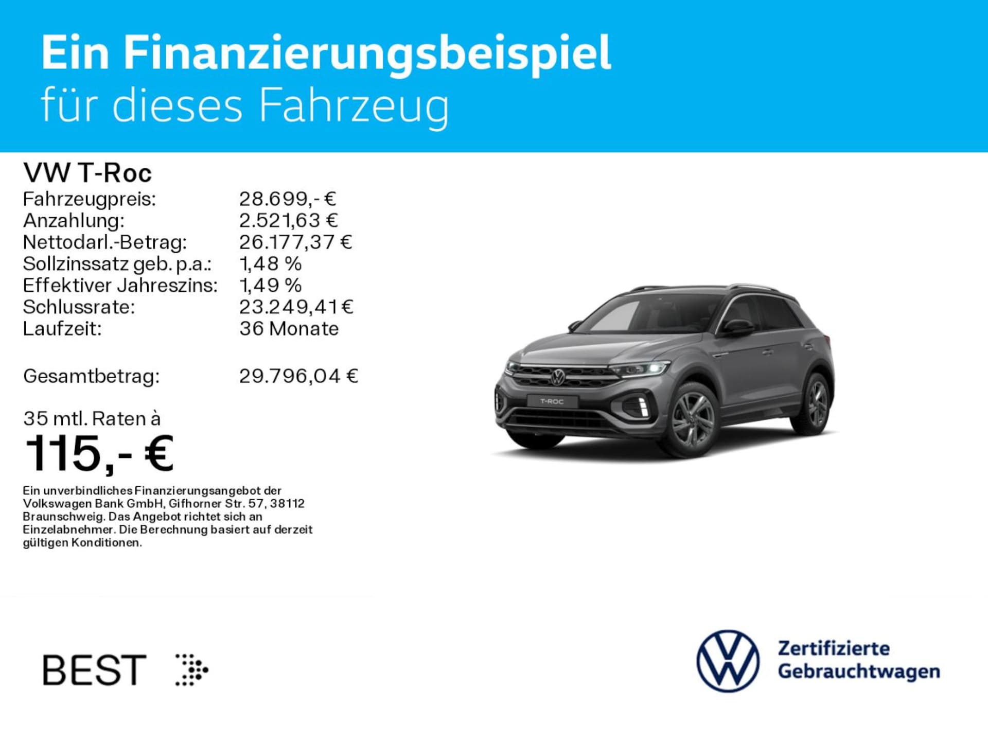 Volkswagen T-Roc R-Line