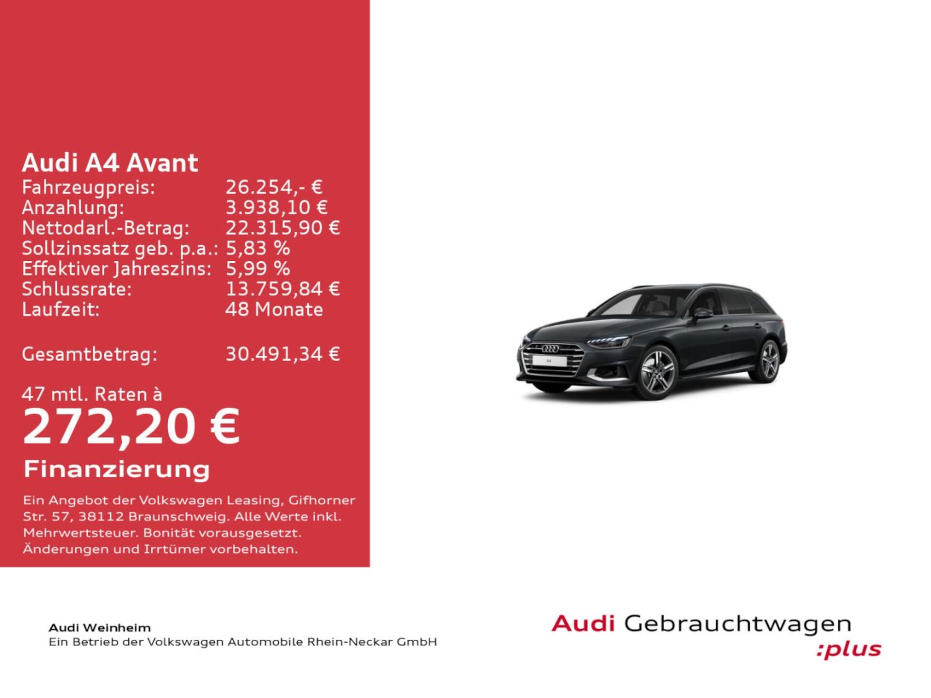 Audi A4 Avant Advanced