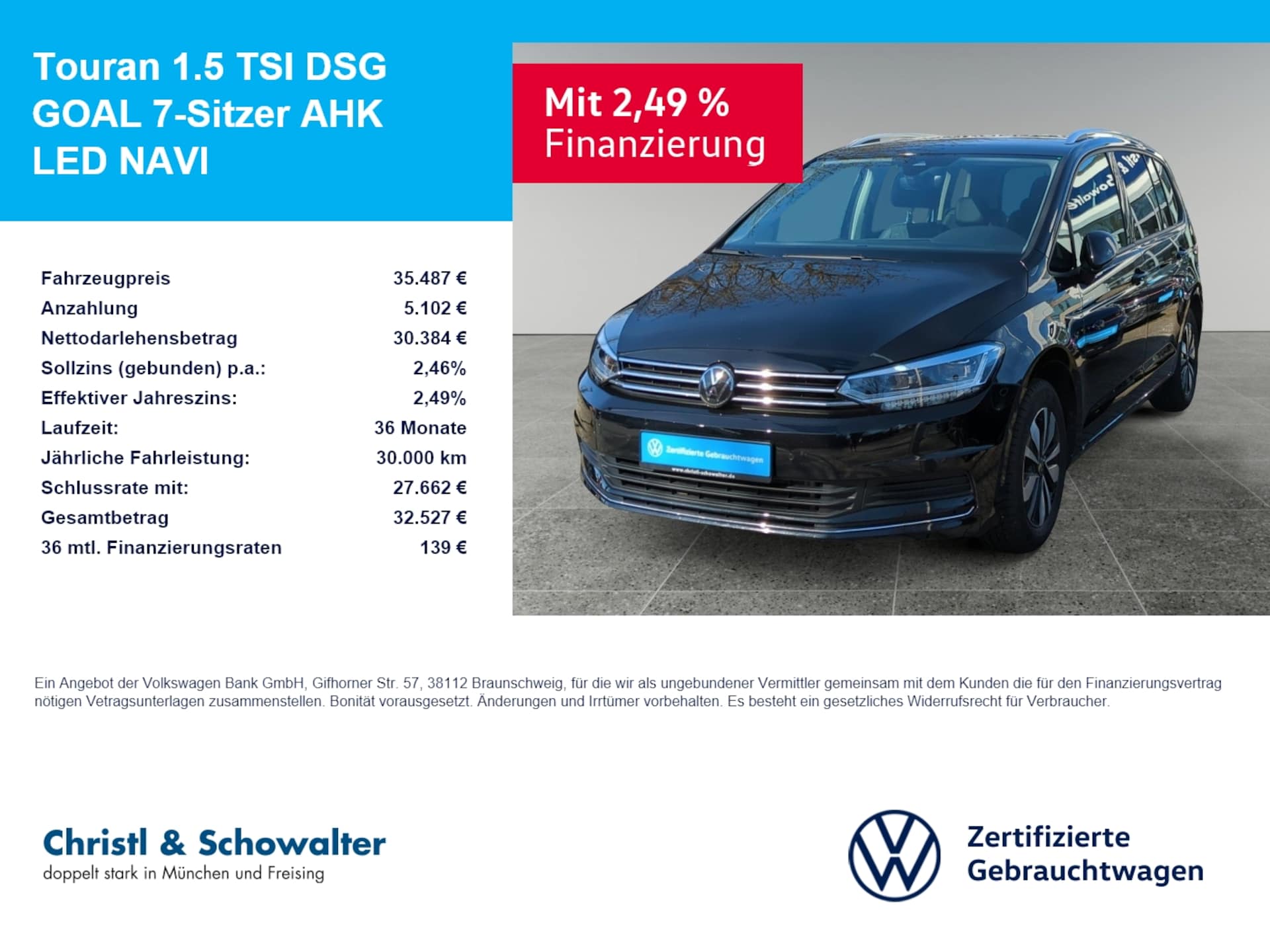Volkswagen Touran Comfortline