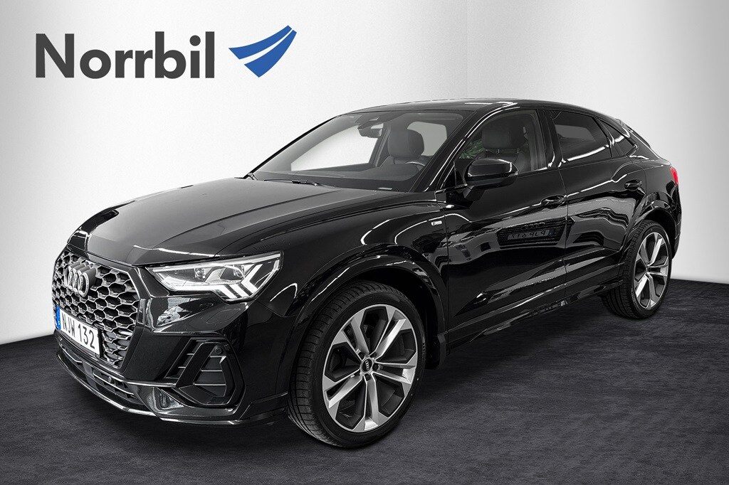 Bild som visar&nbsp;Audi Q3 Sportback&nbsp;Q3 Sportback 40 TDI quattro S line 190 hk S tronic - för mer information kontakta din Audi Partner