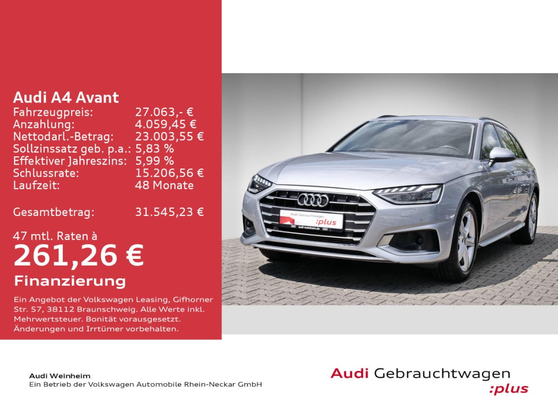 Audi A4 Avant Advanced